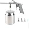 Changor Sabbiatrice ad aria, pressione di esercizio 10,0 bar 750 cc Sabbiatrice in alluminio a spruzzo fine portatile 320-420 l/min per la rimozione della ruggine