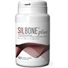 VELA FARMACEUTICI SILBONE PLUS - Integratore Ossa e Articolazioni Premium con Vitamina K2 MK7, Silicio da Bamboo, Boro e Manganese, Coadiuvante per il Tessuto Connettivo - Made in Italy 60Cps - Vela Farmaceutici
