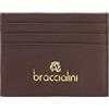 Braccialini Portacarte Donna Basic in Pelle con Logatura Impressa