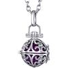 Morella Catenina donna acciaio inox 70 cm con ciondolo ornamentale e sfera Ø 16 mm in sacchetto di velluto colore a scelta