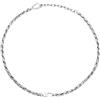 Breil, Collezione Hypnotic, Collana Uomo in Acciaio Lucido, Elemento Centrale a Forma di Serpente, Chiusura a Moschettone Triangolare, Lunghezza Regolabile 47-52 cm