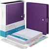 LUX PRODUCTIVITY LUX PRO A5 - Agenda giornaliera e agenda - Diario di gratitudine, diario benessere e pianificatori settimanali non datati - Diari da scrivania per donne e uomini - LUX Productivity (viola gelso)