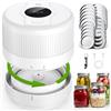 Wothfav Macchina per sottovuoto elettrica per barattoli di conserve, sigillante elettrico Mason Jar per vuoto per larghezza e apertura normale, macchina per vaccumatori per conservare alimenti