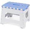 JOLLY Sgabello pieghevole piccolo - stabile e compatto, portata fino a 100 kg, ideale per bambini e adulti, versatile: bagno, campeggio, giardino e viaggi, salvaspazio e portatile (30 x 34 x 4 cm
