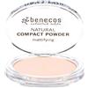 COSMONDIAL GmbH & CO. KG Benecos Cipria Compatta Fair 9g - Cipria Naturale e Opacizzante per Pelli Chiare