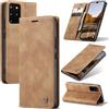 Azororo Cover per Samsung Galaxy S20 Plus 5G, Premium PU Pelle Custodia, Magnetica Carta Fessura Portafoglio Case, Flip Cavalletto Custodia per Samsung Galaxy S20 Plus - Marrone