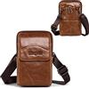 Hengwin Borsello Uomo Tracolla Pelle Portacarte Di Credito da Uomo Portacellulare per Correre Marsupio porta Attrezzi per iPhone 16 15 Pro Max 16 15 Plus Custodia per Samsung Galaxy S25 S24 S23 Ultra