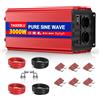 TAGEEBLU 3000w Inverter 12v 220v Onda Pura con Display LCD & EU Presa