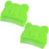 CENCERY 2 pezzi pettine per bambino pettine per culla per bambino spazzola per capelli per bambino pettine per bambino spazzola per capelli per bambino spazzola per capelli per neonato pettine (verde)