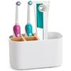 BelleFlair Portaspazzolini da bagno Organizer con 5 scomparti per spazzolino elettrico, portadentifricio per lavabo, organizer da bagno Portaspazzolini da bagno (Style B)