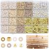 BOMULEZG Set Di 2064 Perline Per Braccialetti 6mm Perline Argilla Polimerica Set Clay Beads Kit Piatte Per Braccialetti Per Adulti Per Fai Da Te Bracciale Collana Ecc