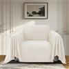 BellaHills Ciniglia Protezione Divano Graffi Gatto, Impermeabile Divano Copertura, Copridivano Mobili Protector, Copridivani Resistente Alle Macchie E Ai Graffi per Cani e Gatti, (Beige, 180 x 230cm)