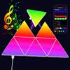 Kangtaixin Pannelli LED Triangolari RGB da Parete - Set di 8 Luci Smart con 16 Milioni di Colori, Controllo Tramite App, Sincronizzazione Musicale, Lampada Decorativa per Gaming, Camera e Ufficio