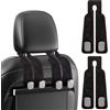 4 pezzi gancio per poggiatesta per sedile automatico universale gancio per riporre ganci per veicoli per auto clip per supporto per organizer per sedile posteriore accessori interni per auto  34
