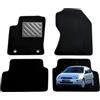MTC Automotive Tappetini per Ford Focus I dal 1998 al 2004 (Anche SW) Fix ovale Su misura, antiscivolo, battitacco in gomma rinforzata