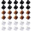 LECTNORE 30Pcs Mini fermagli per capelli, artigli per capelli in plastica Morsetti per artigli per capelli piccoli Morsetti per artigli per capelli antiscivolo per ragazze e donne