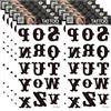 RUGBOL 10 Pezzi di Tatuaggi Temporanei Personalizzati - Adesivi Finti Fai Da Te con Nome per Adulti (Stile BrandProduct_type)