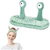 REEKNOKOL Fascia per lavare il viso, Spa Cura della pelle Fascia per trucco Palmo e lumaca Fasce per capelli Fascia elastica per lavare il viso Sport Bellezza Cura della pelle (verde chiaro)