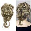 NECXON Pezzo per capelli Messy Bun, elastico per capelli Messy Hair Buns Pezzi per capelli per donne Clip in Ponytail Accessori per capelli per donne (biondo cenere con mèches)