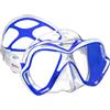 Mares 411052 Maschera Liquidskin, Unisex - Adulto, Blu Chiaro/Bianco, Taglia Unica