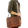 Fatto a mano Borsa messenger per laptop in pelle borsa vintage uomo nuova fatta a mano nuo...