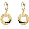 YAFEINI Orecchini celtici in argento sterling celtico irlandese goccia orecchini gioielli regali per donna, 32.5mm x 16mm, Argento sterling, argento Sterling
