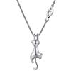 Miaofu Gatto Collana,Collana Gatto Donna Collana Di Gatto Miaofu Collana Argento Gatto,Donna Collana Ciondolo Gatto,Collana Gatto Argento 925,Collane Gatti,Ciondolo Gatto Argento,Collana Pendente Gatto