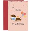 GONZTEL Biglietto di Compleanno Bassotto (con Busta in Carta Kraft) - Divertente e Originale - per Uomini, Donne, Amici e Amanti dei Cani