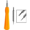 REEKNOKOL Sostituzione di viti per campanello, cacciavite per campanello a doppia estremità T6 T15 Torx Bit Set Fit Campanello e Pro Doorbell Security Screw Only (Arancione)