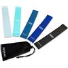 Cecotec Banda Elastica, Elastici Fitness per Fisioterapia ed Esercizio DrumFit Resistance Band Set. 5 Bande, 5 Livelli di Resistenza da 5-18 kg, Lattice Resistente e Durevole, Borsa di Trasporto