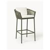 Westwing Collection Sgabello da bar da giardino Malo