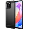 BCASE CUSTODIA B-CASE TPU SILICONE COVER CASE PER HONOR X6A CARBON METAL BLACK
