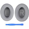 MMOBIEL Cuscinetti Auricolari di Ricambio per Bose QuietComfort 35 (QC35) / Bose Quiet Comfort 35 II (QC35 II) Cuffie Over-ear di MMOBIEL - Memory Foam e Protein PU Cuscinetti Cuffie - Grigio Chiaro
