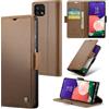 Rerzoiro Cover per Samsung Galaxy A22 5G Custodia Portafoglio [Blocco RFID] Premium Pelle PU Wallet Case Flip Libro con Porta Carte Slot Supporto Flip Case per Samsung Galaxy A22 5G, Marrone