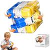 Hlayshing Large 3D Labyrinth Cube Puzzle,Sfida di Labirinto 3x3 per Stimolare l'Immaginazione Spaziale Allenare La Consapevolezza Spaziale,Fidgets Gioco di Labirinto 3D con Pallina Rotante per Bambini e Adulti