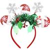 GTYARYUA Cerchietti Natalizi, Cerchietto Renna Natale, Decorazioni Headband Natale, Capelli Copricapo Natalizio per Feste con Renne Albero Pupazzo di Neve...Regali di Festa per Donne e Bambini (D)