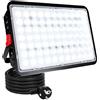 Indmird Faretto LED da Esterno 200W, Faro LED da Esterno con Spina, Super Luminosa 20000LM 6500K Bianco Freddo Faretti Led Esterno IP66 Impermeabile Faro led per Giardino,Cortile,Garage,Corridoio