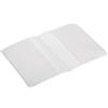 Durable 213819 - Libretti portadocumenti, con apertura a libro, f.to A7, 148x105 mm, trasparente, confezione da 10 pezzi