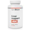 GymBeam Integratore Per Fegato + NAC - Cardo Mariano Silimarina e NAC, Supporto Fegato Con Colina, Vitamina E, Estratti Vegetali, Vegan, Senza Glutine e Lattosio, 90 cps