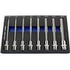 US PRO Set da 8 bussole esagonali lunghe con attacco 1/2, 140 mm, 5-17 mm, 2084