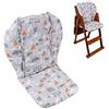 KRIZJUES Cuscino Spesso Per Seggiolone In Legno,Imbottito Per Seggiolone, Tappetino Per Fodera Per Sedia Da Pranzo Per Bambino Universale Passeggino Cuscino(grigio)