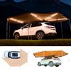 VEVOR Tenda Veranda per Auto Furgoni da Campeggio da 270 Gradi con Luci LED Integrate, Tendalino Lato Conducente da 6,1 x 2,1 m, per Auto Impermeabile UV50+, per Tutte le Stagioni, per SUV, Camion