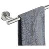 JQK TB110L12-BN - Portasciugamani in acciaio inox da 30,5 cm, con finitura spazzolata, lunghezza totale 38 cm
