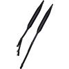 Cinghie Tracolle fisarmonica 80 bassi EL5 imbottite velluto nero con prolunghe