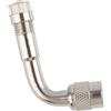 Keenso Universale Valve Extender Pneumatico della gomma Pneumatico Valvola di estensione stelo adattatore 45 gradi 90 gradi 135 gradi Stelo della gomma estensore per auto Moto Bike Truck RV's Scooter(90°)