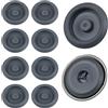 Suysion Tappi Sottoscocca 40 mm - Set 10 Pezzi Grigi Tappo Carrozzeria 40 mm, Tappo Bagagliaio 40 mm Compatibile Audi VW Skoda Seat Chassis per Fori Telaio Auto