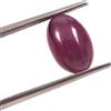 5.90 KT - 100% Naturale Certificato Mozambico Rubino Ovale Cabochon Loose Gemma