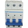 CHINT Ampere 25 Ampere, CONFEZIONE 1 *** Interruttore magnetotermico 3 poli chint nb1-63 per impianti elettrici