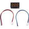 Hililand Amperometro digitale Alta precisione 3 cifre Modulo rivelatore di corrente Amp Monitor di misurazione Pannello di misurazione Micro-regolazione DC 0-1A(Yellow)