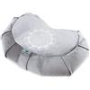 Florensi Cuscino Meditazione - Comodo Cuscino da Pavimento - Tradizionale Cuscino di Meditazione Mezzaluna con una Splendida Copertura in Velluto - Ampio Cuscino da Pavimento per Adulti - Yoga Premium
